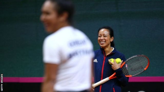 Anne Keothavong and Heather Watson