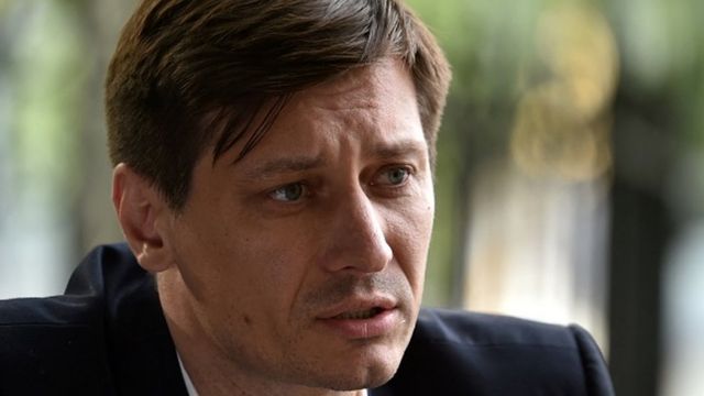 Prominent Kremlin critic and former opposition lawmaker Dmitry Gudkov