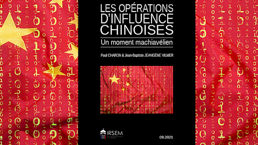 Trang bìa bản báo cáo về "Các hoạt động gây ảnh hưởng của chính quyền Trung Quốc" của Viện IRSEM