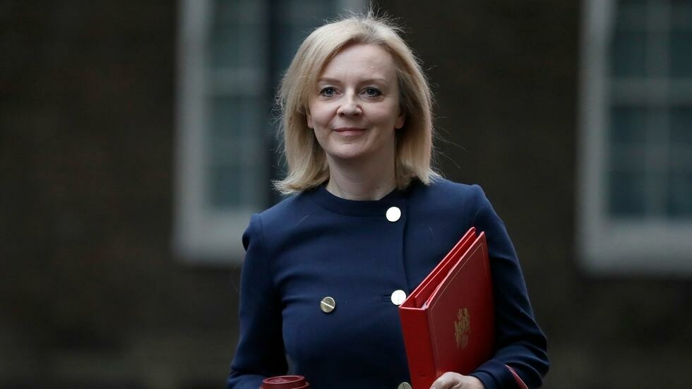 Ngoại trưởng Anh Liz Truss. Ảnh chụp ngày 20/10/2020 tại Luân Đôn. 