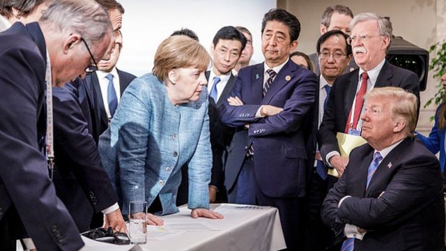 Bà Merkel có mối quan hệ đầy sóng gió với cựu Tổng thống Mỹ Donald Trump