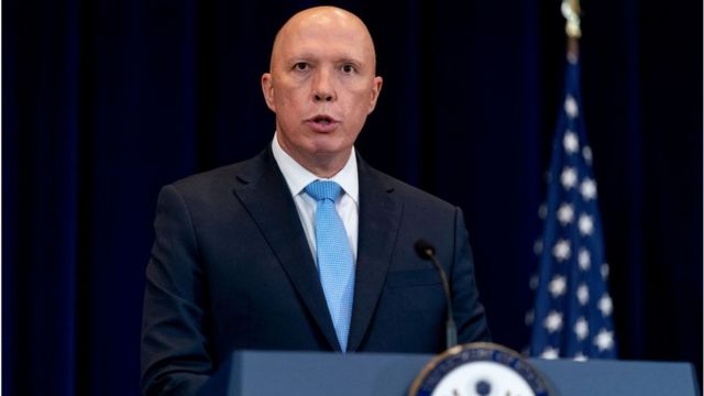 Bộ trưởng Quốc phòng Úc Peter Dutton