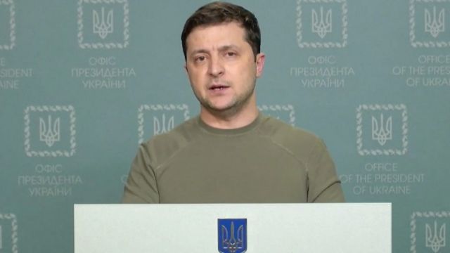 Tổng thống Ukraine Volodymyr Zelensky